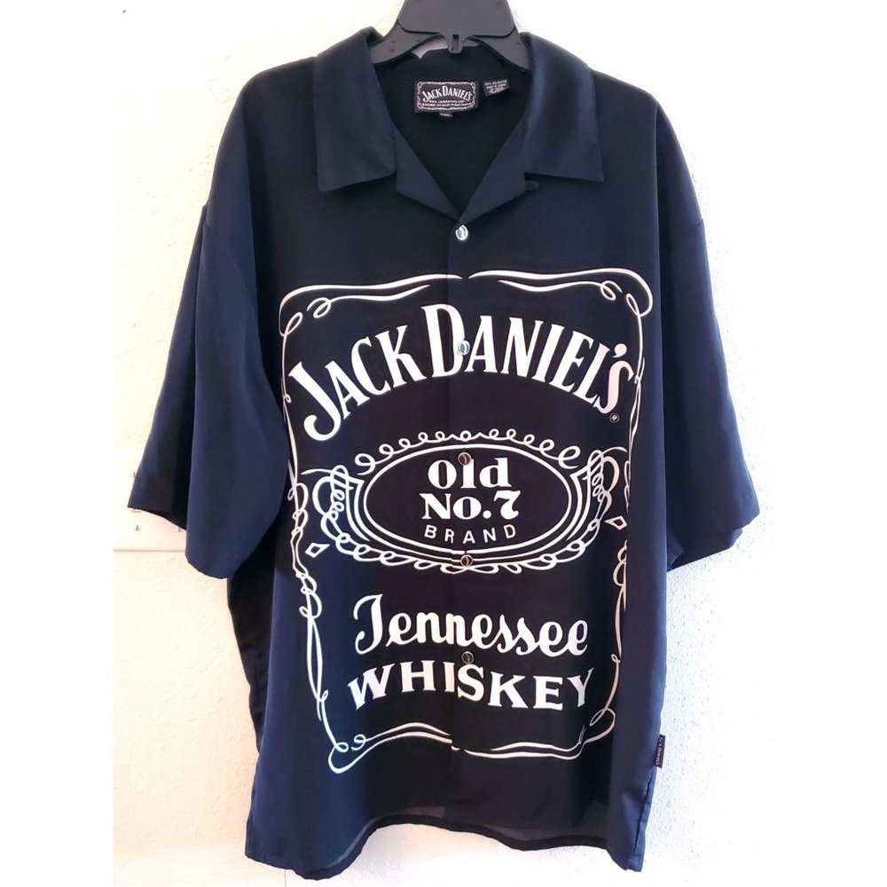 2013 Jack Daniels Authentic Button-down Collard Shirt